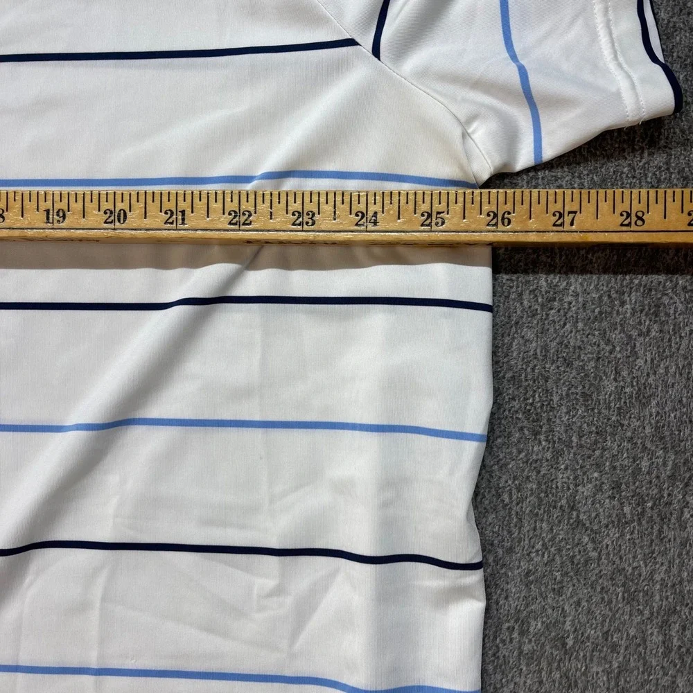 Polo Ralph Lauren Performance Mens XXL Striped Golf Polo Shirt Stretch‎